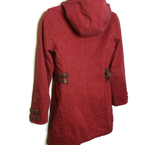 Columbia XCO Wool Blend Red and Black Jacket Small - Picture 4 of 9